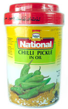 Green Chilli Pickle - Click Image to Close