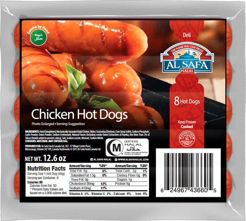 Chicken Hot Dogs - Click Image to Close